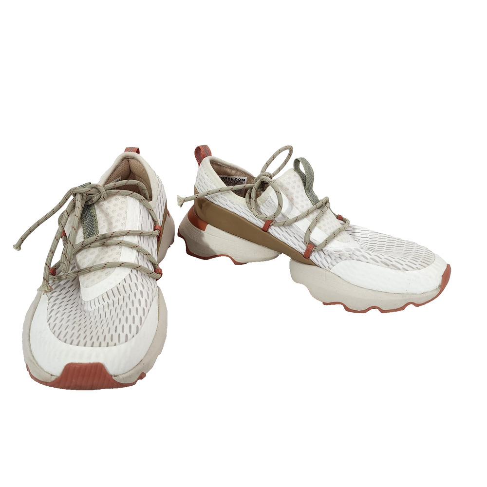 Sorel Kinetic Impact Lace Sneakers Sea Salt Gum Women's Size 6.5 Breathable